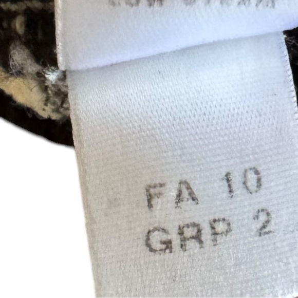 ST. JOHN ✘ Black Striped Knit Mock Neck Sleeveless Metallic Sweater Sheer Top, S - Picture 14 of 15